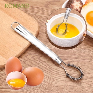 ROMAND Whisk Práctico Alambre Herramienta De Cocina De Mano Mini Batidor De Huevos De Acero Inoxidable