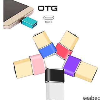 Adaptador Otg Micro Usb Para Usb Tipo C Otg Para Samsung Huawei Android Type-c type c seabed