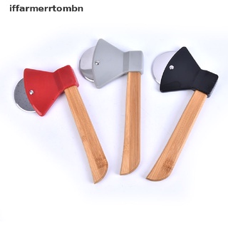Tmbn Bamboo Eco Handle Pizza Cutter Wheel Wooden and Stainless Steel slicer Cutting .