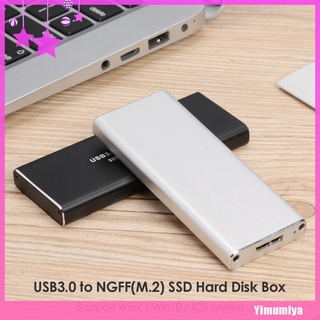 (Yimumiya) Caja SSD USB 3.0 a M.2 NGFF 2230 2242 2260 2280 unidad de estado sólido