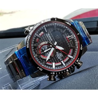 Men Fashion Casio_Edifice_CA800 Men's Stainless Steel Date Display Men Wrist Watch
