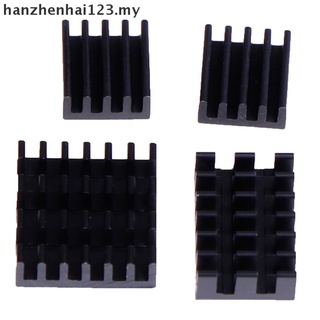 [Hanzhenhai123] 4 piezas para disipador de calor de aluminio Raspberry Pi 4B Kit de enfriador de radiador para Raspberry Pi:
