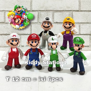 Super Mario Bross And Friends Luigi Toy figura grande para tartas