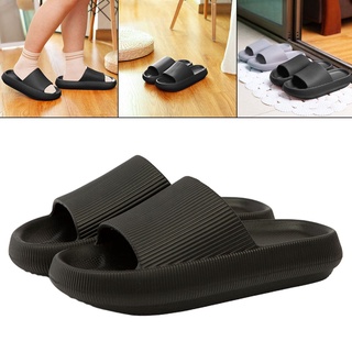 mujeres hombres verano moda zapatillas casa piso zapatos de baño negro (35-45)