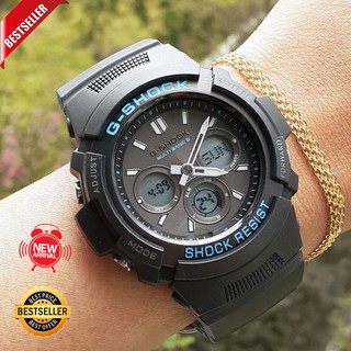 New Arrival Premium Quality AUTOLIGHT CASIO-G-SHOCK-AW100 Analog Digital Watch