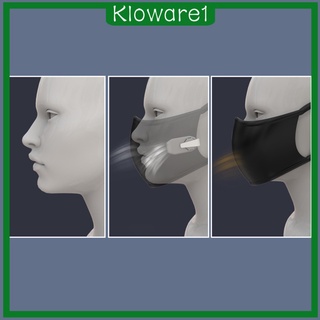 [KLOWARE1] Ventilador de enfriador para máscara facial accesorios mascarilla ventilador descargas calor y niebla