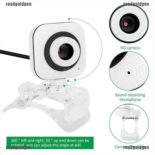 ROCL Webcam USB 2.0 Camera Auto Focus Web Cameras With Microphone HD 210824