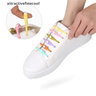 afc zapatos accesorios de silicona elástica cordones elásticos perezosos sin lazo de goma de encaje caliente