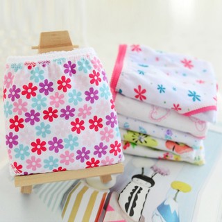 6 unids/pack precioso bebé niñas ropa interior de algodón calzoncillos calzoncillos