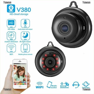 <yuwan> hd 1080p v380 cámara wifi inalámbrica hiden webcam seguridad del hogar visión nocturna