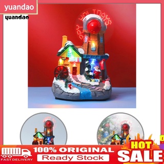 Yuandao - adorno de navidad duradero para casa, diseño de molino de viento, decoración de escritorio, ahorro de energía