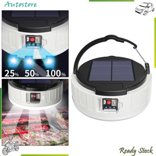[autostore] Luz Solar portátil USB recargable para acampar