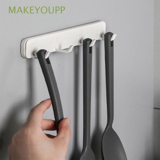 MAKEYOUPP Creative Rack Hanger Push-pull Hooks Stretch Multi-Purpose Punch-free Sticky Storage/Multicolor