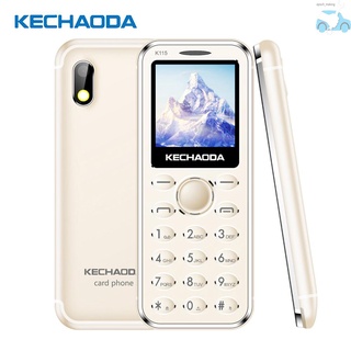 KECHAODA K115 2G GSM característica teléfono Dual SIM 1.44" 32MB BT Dialer cámara trasera linterna MP3/MP4/FM Mini teléfonos móviles para niños mayores