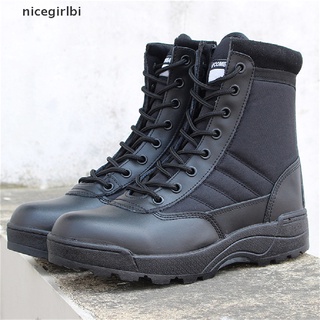 [nicegirlbi☼] Tactical Military Boots Men Boots Special Force Desert Combat Army Boots [Ready Stock]