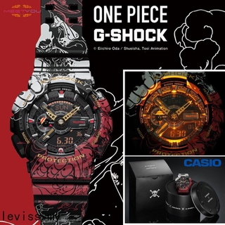 Casio G-SHOCK x ONE PIECE & Dragon Ball Z reloj de marca conjunta relojes deportivos impermeables iluminación automática con caja Luffy (4)