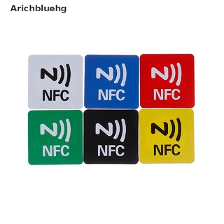 (arichbluehg) nfc216 etiquetas nfc pegatinas anti metal rfid etiqueta adhesiva etiqueta engomada teléfonos pegatina en venta