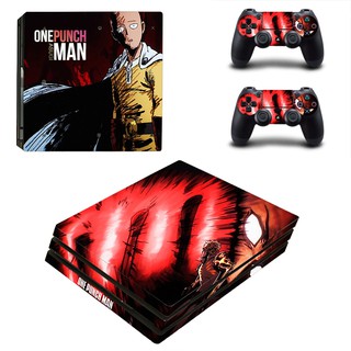 One-Punch Man-Juego De Pegatinas Para Consola PS4/PS4 Slim Pro Y Controladores