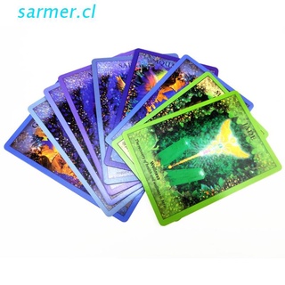sar3 crystal angel oracle tarjetas juego de mesa adivinación destino 44 cartas baraja tarot