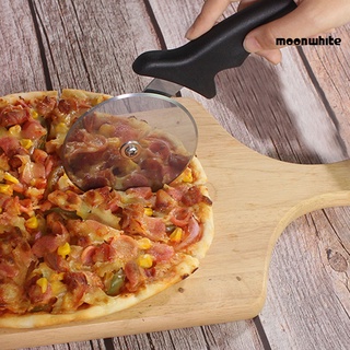 [kt] cortador de pizza súper afilado diseño de ruedas multifuncional con mango