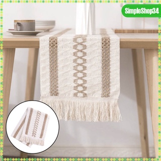 Simpleshop34 Macrame De arpillera/decoración De Borlas De algodón/lindo hueco Para escritorio