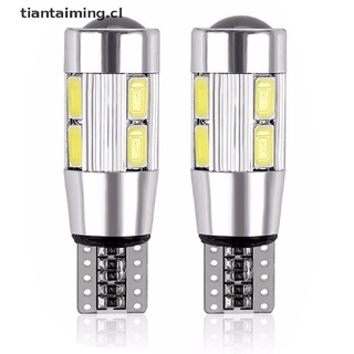 tiantaiming: 1x 10smd t10 blanco 5630 led 194 w5w canbus sin errores coche lateral cuña bombilla [cl]