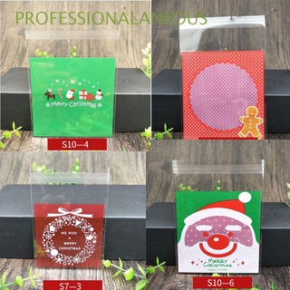 PROFESSIONALANEOUS New Year Biscuit Bag Christmas Gift Packaging Packaging Bag new DIY for cookie Self Adhesive for candy