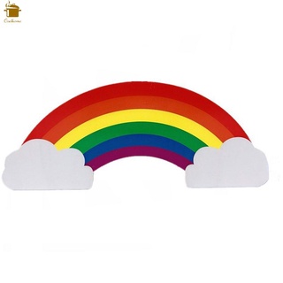 Ins Style Rainbow Wooden Pen Holder Small Toy Storage Box Cosmetic Storage Box