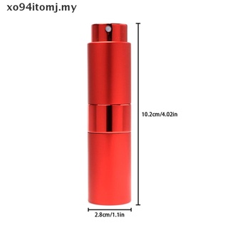 Xotomj 1 pieza 15 ml transparente Perfume de Metal reutilizable vacío Mini botella de Spray maquillaje.