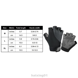 1 par de guantes de medio dedo transpirables de protección al aire libre para adultos/guantes de ciclismo para escalada (3)