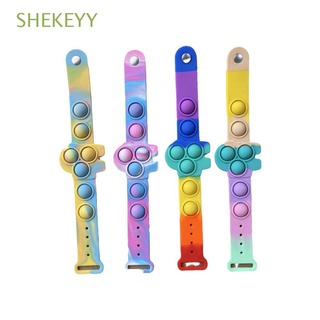 shekeyy puzzle push burbuja alivio del estrés pulsera fidget juguetes popits popet niños antiestrés spaceman