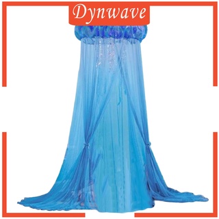 [Dynwave] mosquitera para cama de niños, diseño de cuna, cortina, tienda de campaña, color azul (1)