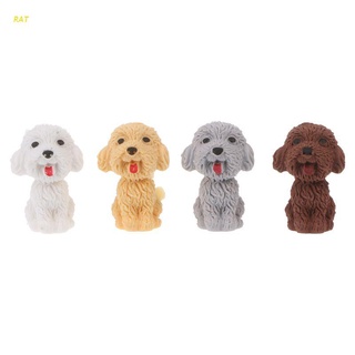 Mouse Mini 3d lindo perro de dibujos Animados borrador de goma borrador de goma Para estudiantes de escuela coreana papelería corrección suministros Para niños regalos