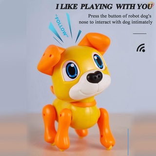 Rc juguete De robot electrónico Para perros con gestos sensible luces y sonidos De Cachorro Inteligente juguete Música regalo Para niños niñas niños (9)