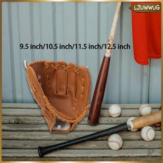 Ljuwwug guante De béisbol con pelota suave/manos descubiertos De TeeBall De mano izquierda Para Adultos/jovenes/niño