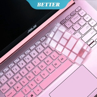 Para ASUS VivoBook S14 S433FL S433F S433FA 2020 S433 FL FA FSoft Protector de teclado de silicona cubierta del teclado del ordenador portátil [BTR]