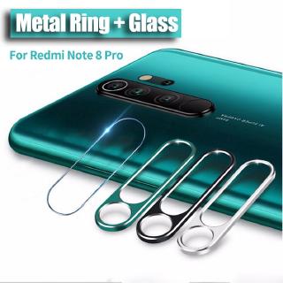 Funda Para Celular con anillo de vidrio templado y protección de Lentes de cámara Para Xiaomi Mi Redmi Note 8 Pro