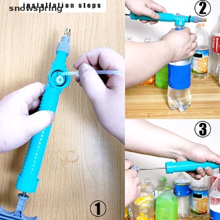 snowspring bomba de aire de alta presión pulverizador manual ajustable botella de bebida spray cabeza boquilla cl (4)