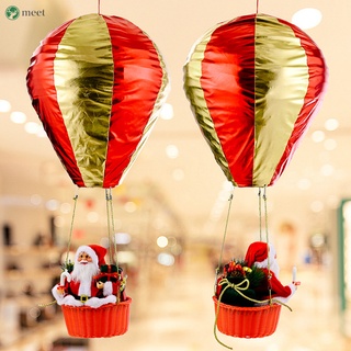 colorido globo de aire caliente santa claus decoración de navidad tienda de boda centro comercial atrio colgante decoración de fiesta de cumpleaños decoración (4)