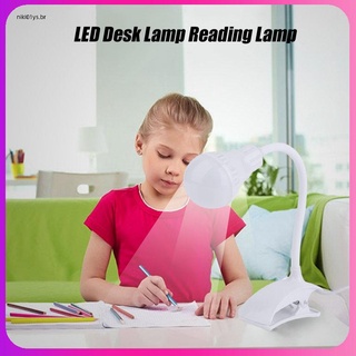 lámpara de escritorio led usb recargable lámpara de lectura de mesa clip lámpara de moda novedad regalo para estudiante con interruptor de botón (9)
