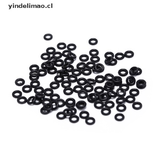 100 piezas de goma de caza o anillo negro arandela vuelos dardos puntas flecha accesorios [cl] (5)