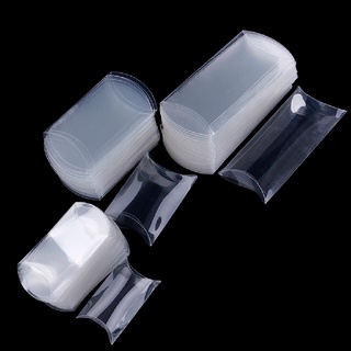 (decoración) 50pcs forma de almohada transparente pvc caja de caramelos embalaje caja de regalo boda fiesta favor a la venta (6)