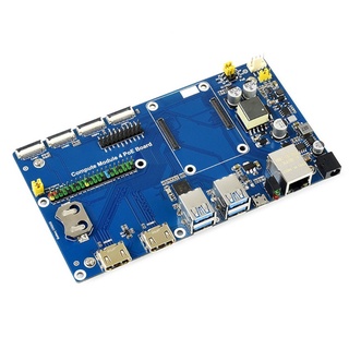 tha* USB3.2 Gen1 Base Board for Raspberry Pi Compute Module 4 w/ Standard CM4 Socket