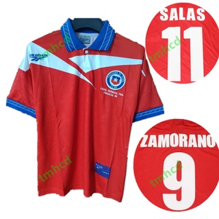 Chile Selección Nacional 1998 retro jersey home SALAS ZAMORANO Fútbol