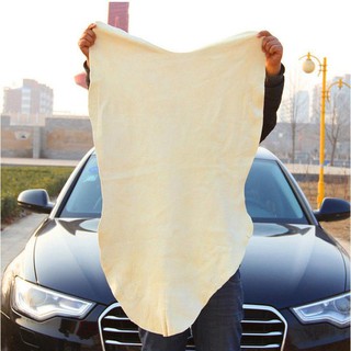 [liquidación] toalla absorbente de cuero de gamuza Natural para limpiar el coche