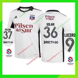 COLO COLO 2022 - 2023 Camiseta De Fútbol Blanco GIL #5 SOLARI #36 Jersey