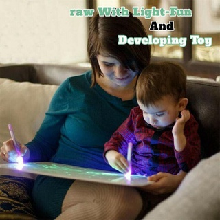 A5 A4 Draw Light Fun Developing Toy Drawing Board Draw Educational Gift (9)