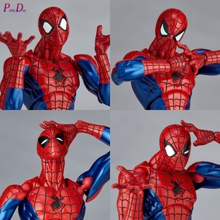 HOT TOYS Marvel Mafex Avengers Spiderman The Amazing Spider Man PVC Action Figure Collectible Model Kids Toys Gift pinkyday (1)