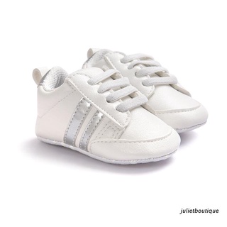 jul: zapatos de piel sintética antideslizantes para bebé, suela suave, mocasines, niños pequeños, 0-18 m (1)