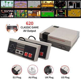 Consola de juegos retro incorporada 620 juegos Super clásico para niños, Mini TV, 8 bits, familiar, Gamepad, videojuego de mano